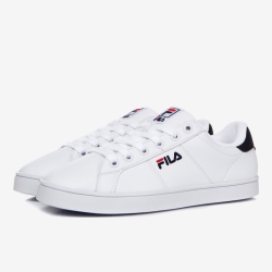 Fila Court Deluxe - Miesten Urheilukengät - Valkoinen/Laivastonsininen | FI-55530